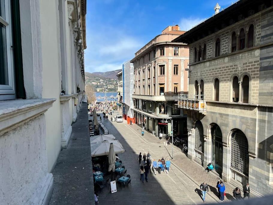 Esclusivo 130Mq Fronte Duomo E Lago E Terrazza Комо Экстерьер фото
